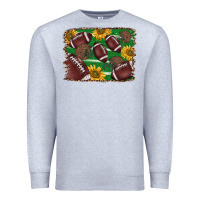 Heather Grey American football background Premium Sweatshirt - BarkalooDesign