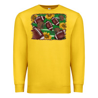 Lemon American football background Premium Sweatshirt - BarkalooDesign