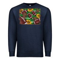 Navy American football background Premium Sweatshirt - BarkalooDesign