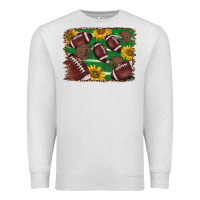 Oatmeal Heather American football background Premium Sweatshirt - BarkalooDesign
