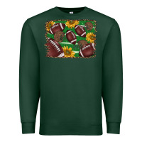 Sports Green American football background Premium Sweatshirt - BarkalooDesign
