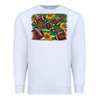 White American football background Premium Sweatshirt - BarkalooDesign