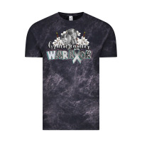 Cloud Black brain cancer warrior Vintage Tee - CowGirlArtShop