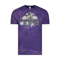 Cloud Purple brain cancer warrior Vintage Tee - CowGirlArtShop