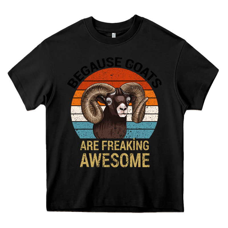 Because Goats Are Freaking Awesome Heavy Core Tee by Bettercallsaul | Teevron