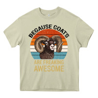 Mossy Because Goats Are Freaking Awesome Heavy Core Tee - Bettercallsaul