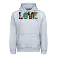 Heather Grey love christmas gemstone Urban Hoodie - AdoDesignShop
