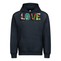 Navy love christmas gemstone Urban Hoodie - AdoDesignShop