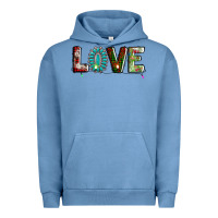 Pigment Pebble Blue love christmas gemstone Urban Hoodie - AdoDesignShop