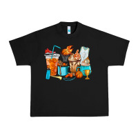 Black Basketball coffee cups Urban Heavy Tee - HowdyJamesFarm