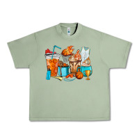 Oil Green Basketball coffee cups Urban Heavy Tee - HowdyJamesFarm