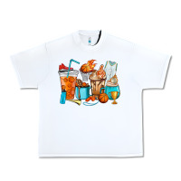 White Basketball coffee cups Urban Heavy Tee - HowdyJamesFarm