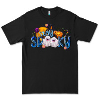 Black Stay Spooky Premium Tee - texasbilliewilder
