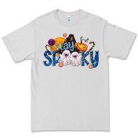 Dove Grey Stay Spooky Premium Tee - texasbilliewilder
