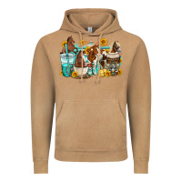 Vintage Camel horses coffee cups Vintage Hoodie - OliviaCreatesArt