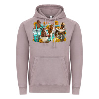 Vintage Zinc horses coffee cups Vintage Hoodie - OliviaCreatesArt
