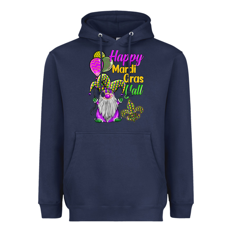 Happy Mardi Gras Y'all Heavyweight Hoodie by BarkalooDesign | Teevron
