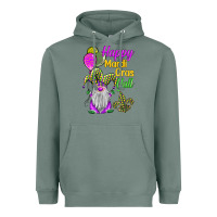 Sage happy mardi gras y'all Heavyweight Hoodie - BarkalooDesign