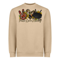 Mushroom peace love hockey Heavyweight Sweatshirt - RacoonDesign