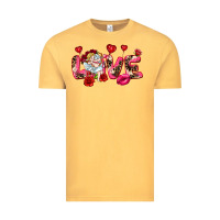 Vintage Mustard Love Valentine's Day Vintage Tee - HowdyJamesFarm