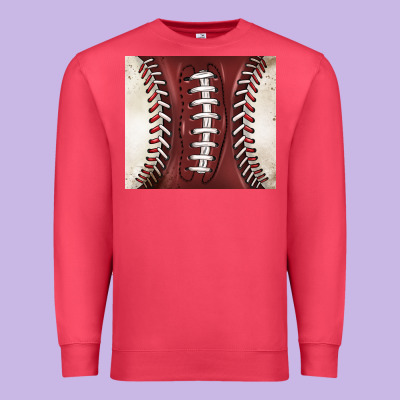 American Football And Baseball Premium Sweatshirt Designed By Barkaloodesign