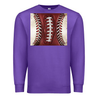 Purple american football and baseball Premium Sweatshirt - BarkalooDesign
