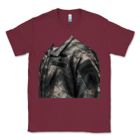 Burgundy english pointer us army Classic Tee - RanaPortraitStore