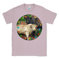 Lilac Christmas Charolais Bull And Black Angus Bull Classic Tee - RanaPortraitStore