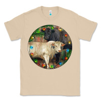 Mushroom Christmas Charolais Bull And Black Angus Bull Classic Tee - RanaPortraitStore