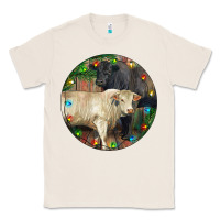 Natural Christmas Charolais Bull And Black Angus Bull Classic Tee - RanaPortraitStore