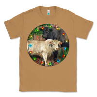 Toasted Coconut Christmas Charolais Bull And Black Angus Bull Classic Tee - RanaPortraitStore