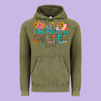 Gastroenterology Center Olivia Vintage Hoodie Designed By Oliviacreatesart