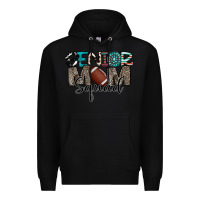 Black senior mom squad football design Premium Hoodie - CowhideDigitalArt