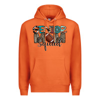 Carrot senior mom squad football design Premium Hoodie - CowhideDigitalArt