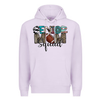 Senior Mom Squad Football Design Premium Hoodie | Teevron