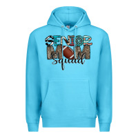 Ocean Blue senior mom squad football design Premium Hoodie - CowhideDigitalArt