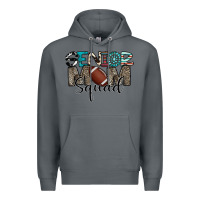 Rock senior mom squad football design Premium Hoodie - CowhideDigitalArt