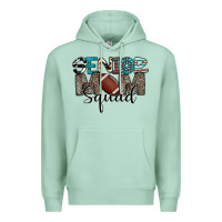 Seafoam senior mom squad football design Premium Hoodie - CowhideDigitalArt