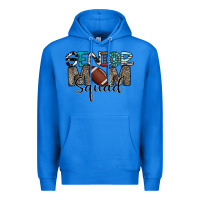 True Royal senior mom squad football design Premium Hoodie - CowhideDigitalArt