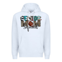 White senior mom squad football design Premium Hoodie - CowhideDigitalArt