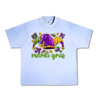 Grape Ice Mardi Gras with jester hat Urban Heavy Tee - HowdyJamesFarm