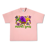 Salmon Mardi Gras with jester hat Urban Heavy Tee - HowdyJamesFarm