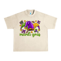 Sandshell Mardi Gras with jester hat Urban Heavy Tee - HowdyJamesFarm