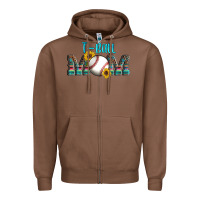 Chestnut sport t ball mom Zipper Hoodie - Artiststas