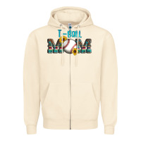 Sandshell sport t ball mom Zipper Hoodie - Artiststas