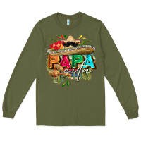 Army Green Papacita Long Sleeve Tee - FaDigitalArtStudio