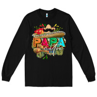 Black Papacita Long Sleeve Tee - FaDigitalArtStudio