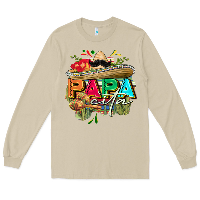 Papacita Long Sleeve Tee by FaDigitalArtStudio | Teevron