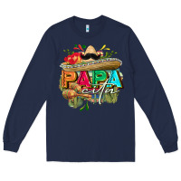 Navy Papacita Long Sleeve Tee - FaDigitalArtStudio