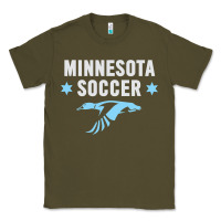 Army Green Minnesota Soccer Fan Gear  FC , United T Classic Tee - longCreatives